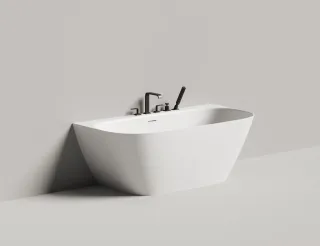 Ванна из искусственного камня Salini Sofia Wall S-Sense 102517GRF 160x80см RAL полностью